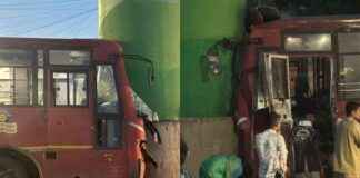 Eleven Injured as ST Bus Collides with Metro Pillar in Thane news-10092024-094953