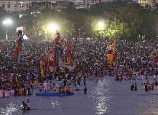 Ganesh Visarjan 2024: Over 200,000 Idols Immersed in Mumbai Festival news-18092024-211849
