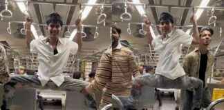 Man Twerks Mid-Air from Mumbai Local Train Bar: Internet Reacts news-04112024-160733