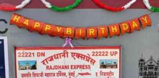 Celebrating 6th Anniversary of CSMT-Hazrat Nizamuddin Rajdhani Express in Mumbai celebrating-6th-anniversary-of-csmt-hazrat-nizamuddin-rajdhani-express-in-mumbai