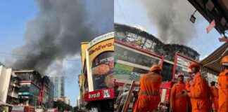 Fire Breaks Out at Electronics Showroom in Mumbai; Massive Response from 12 Fire Engines fire-breaks-out-at-electronics-showroom-in-mumbai-massive-response-from-12-fire-engines